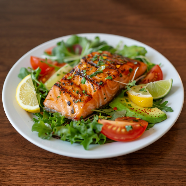 Salmon Dinner - Cajun.