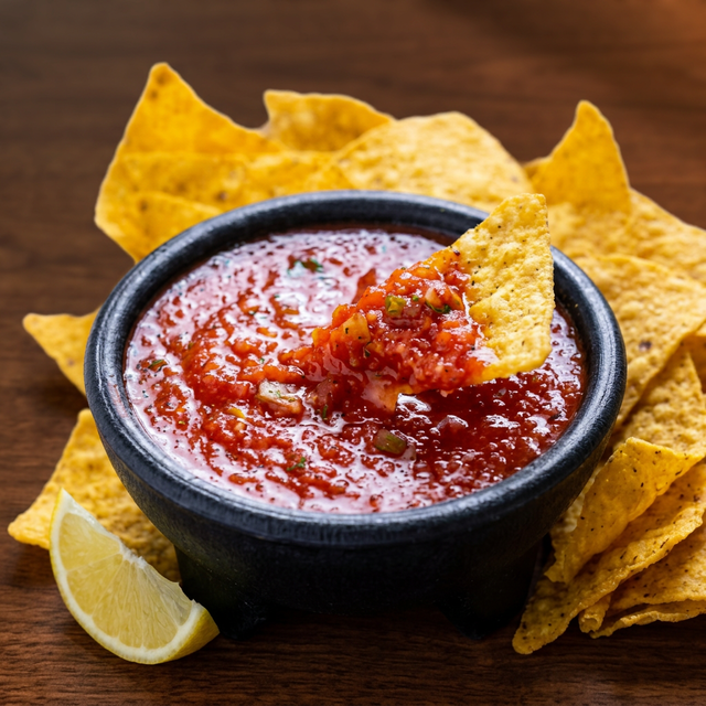 Salsa & Chips - TO GO (16oz).