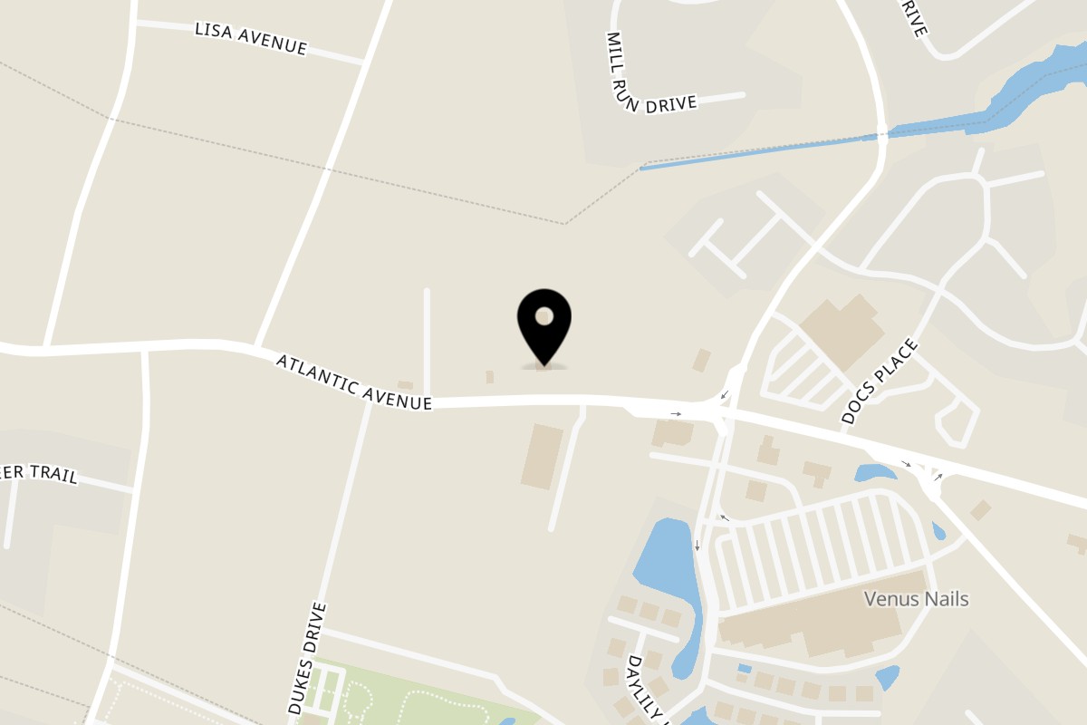 Map showing the location of The Salted Rim Margarita Bar & Grille on 35553 Atlantic Ave in Millville